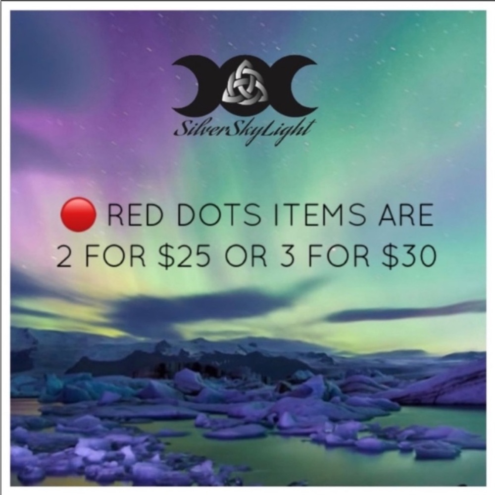 π΄ Items marked with Red dots are 2 for $25 or 3 for $30 ($10 each 3+ items ) - Picture 2 of 9